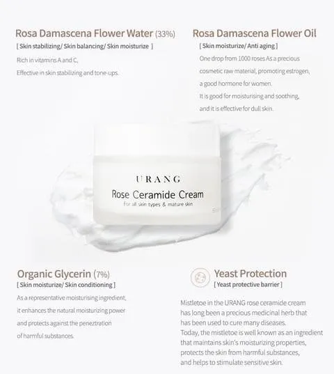 URANG Rose Ceramide Cream 50ml
