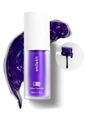 V34 Purple Toothpaste Teeth Whitening