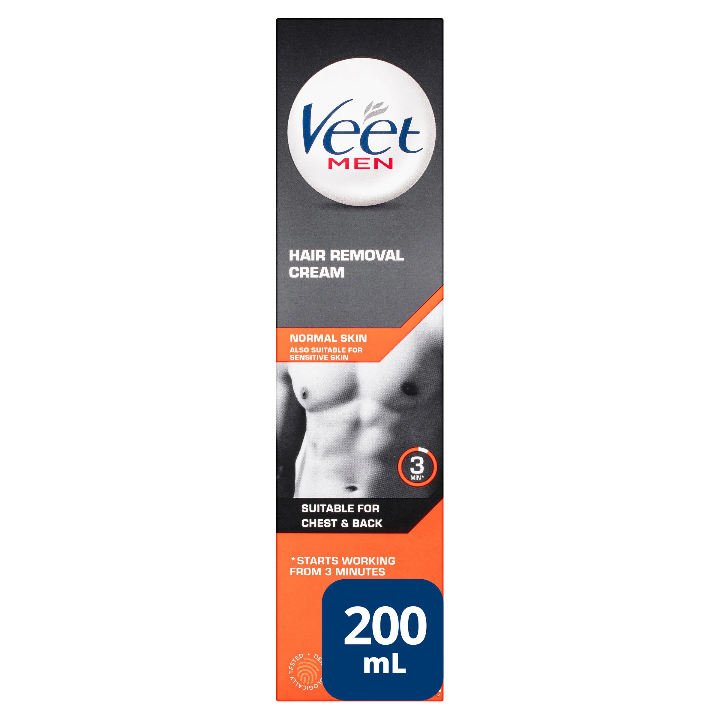 Veet Men Hair Removal Cream Normal Skin 200ml