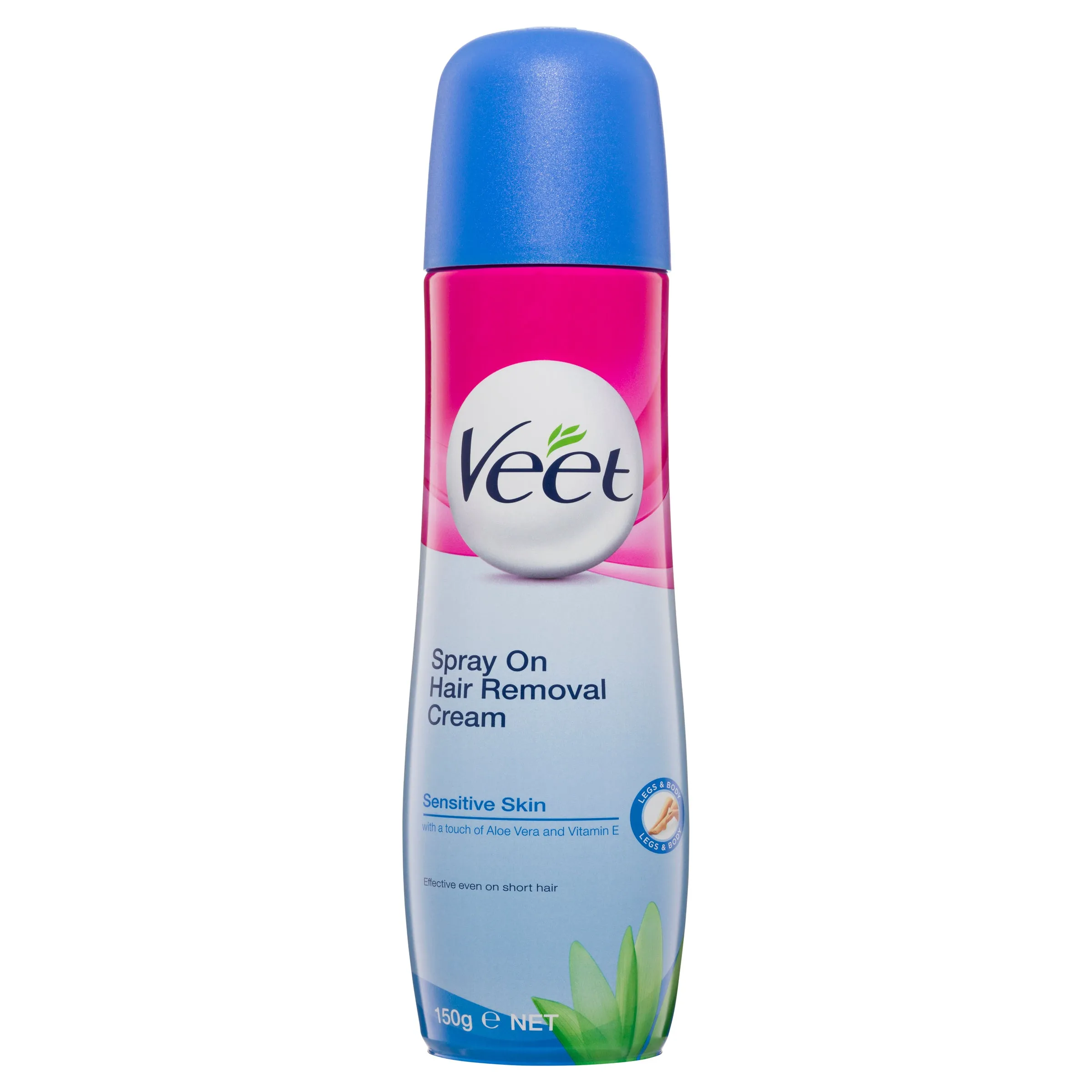 Veet Spray On Hair Removal Cream For Sensitive Skin 150g