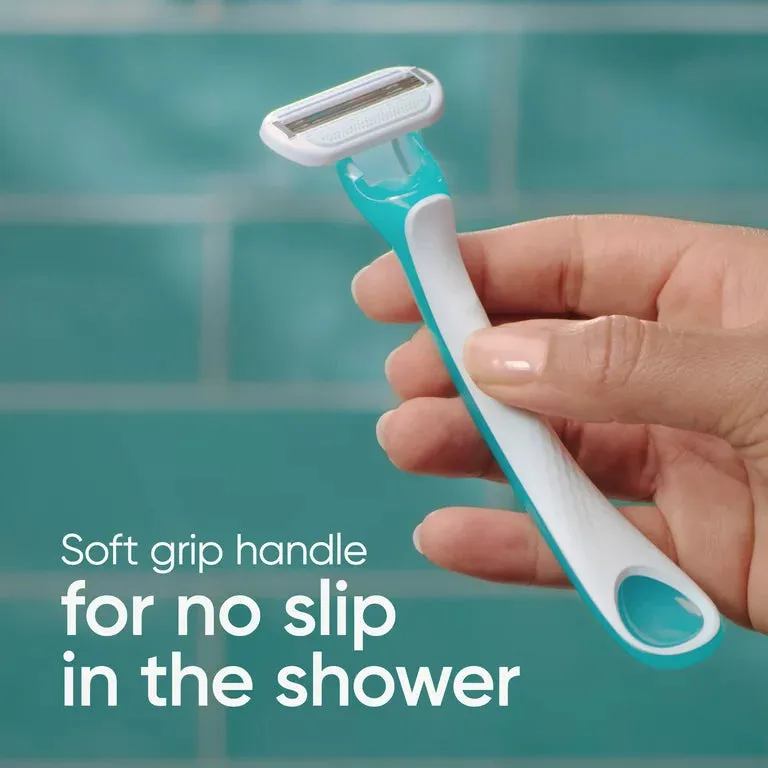 VENUS Gillette Venus Tropical Women's Disposable Razors, 4ct   Satin Care Ultra Sensitive Shave Gel