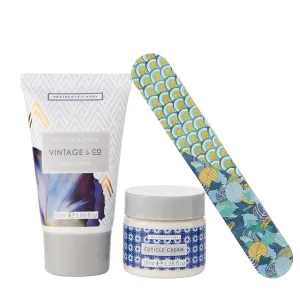 Vintage & Co Braids & Blooms Nail Care Set