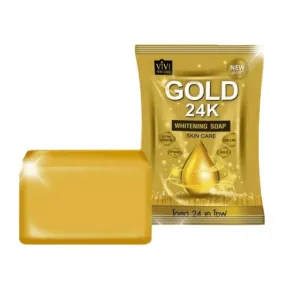 Vivi Skin Care Gold 24K Whitening Soap - 80g