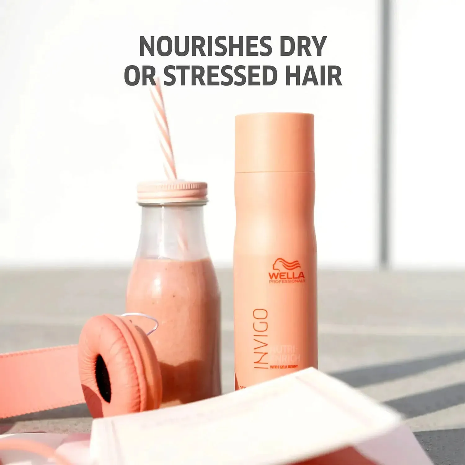 Wella Invigo Nutri-Enrich Shampoo 250ml, Conditioner 200ml & Mask 150ml Trio Pack