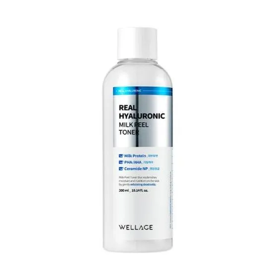 WELLAGE Real Hyaluronic Milk Peel Toner 300ml