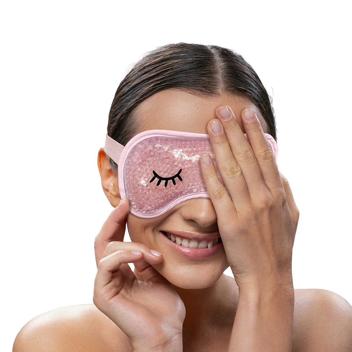 Wholesale Hot & Cold Gel Eye Mask - Displayer of 18