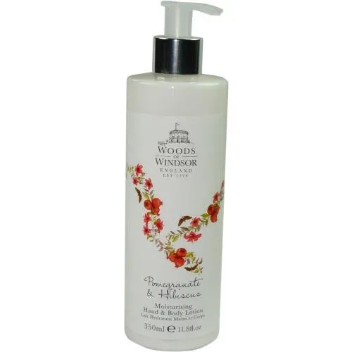 Woods Of Windsor Pomegranate & Hibiscus By Woods Of Windsor Moisturizing Hand & Body Lotion 11.8 Oz