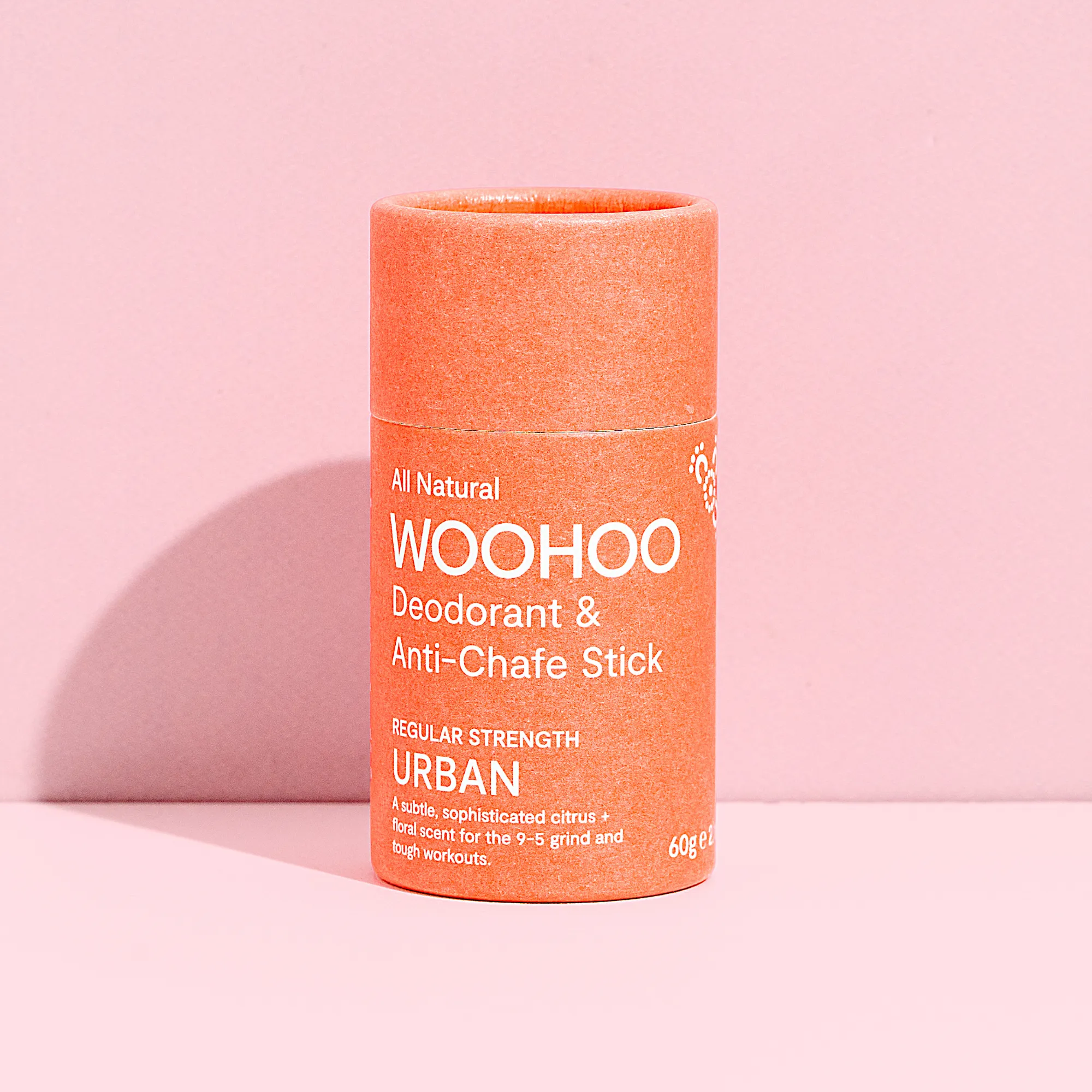 Woohoo Body - Eco Tube Deodorant & Anti Chafe Stick - Urban (60g)