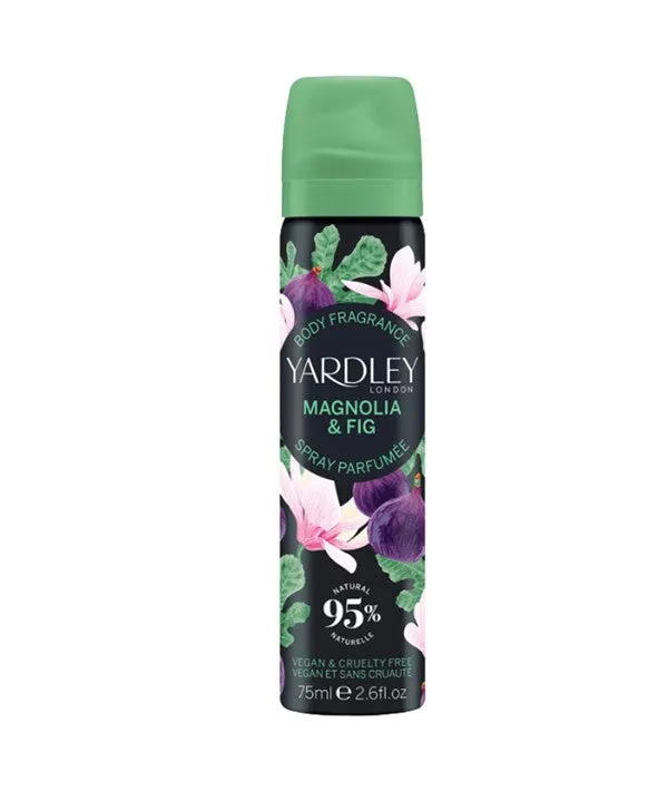 Yardley Magnolia And Fig Moisturising Body Spray 75ml