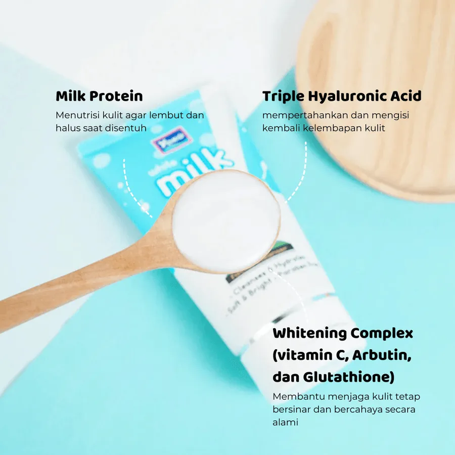 Yoko Gold White Milk Perfect Facial Cleanser - 100ml × 2 Pcs